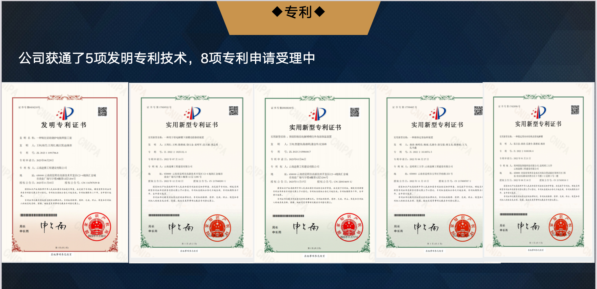 云南途赛工程技术有限公司专利