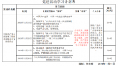 2024年党建活动简报（11月专号）--中国共产党云南途赛工程技术有限公司